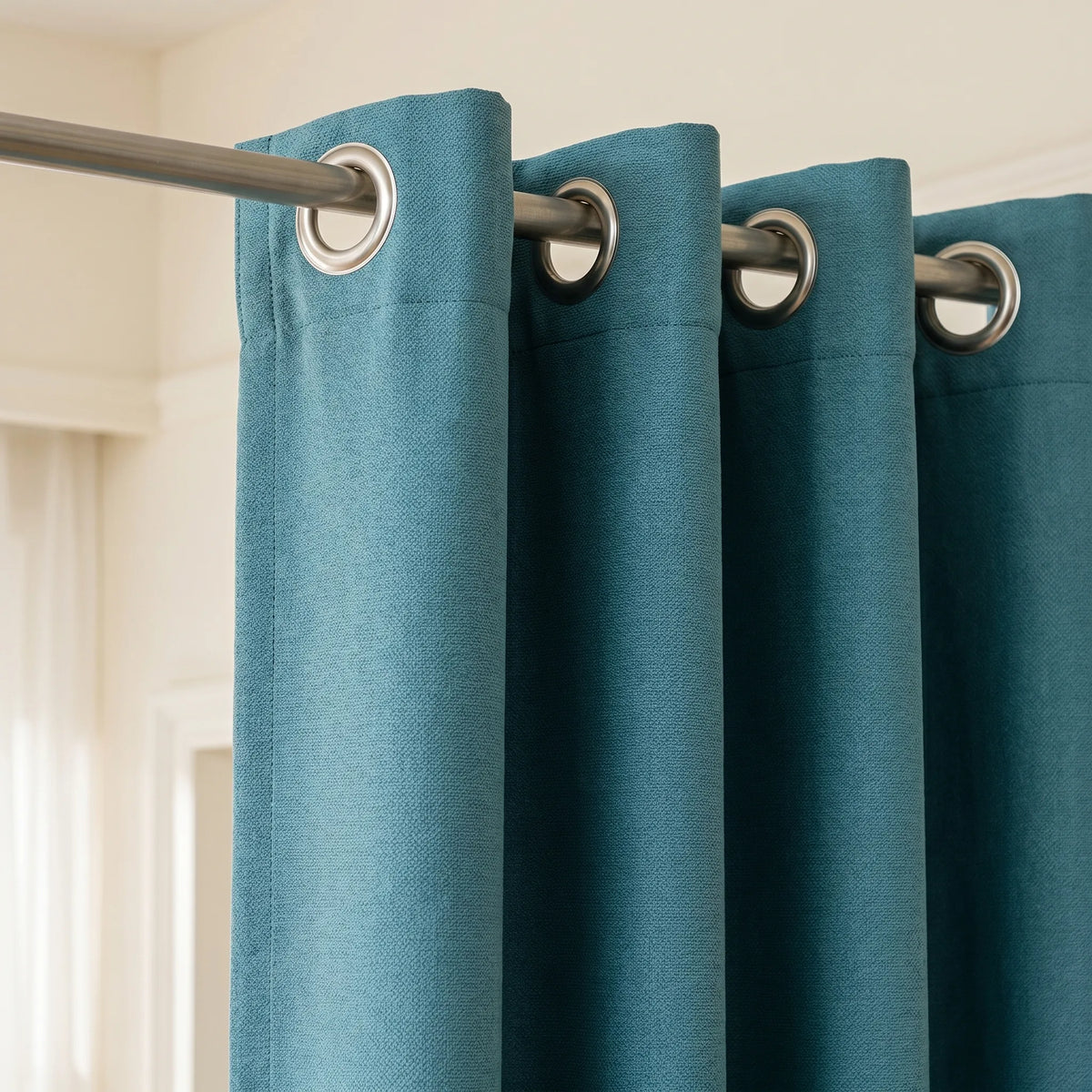 Room Darkening Curtains Peacock Blue
