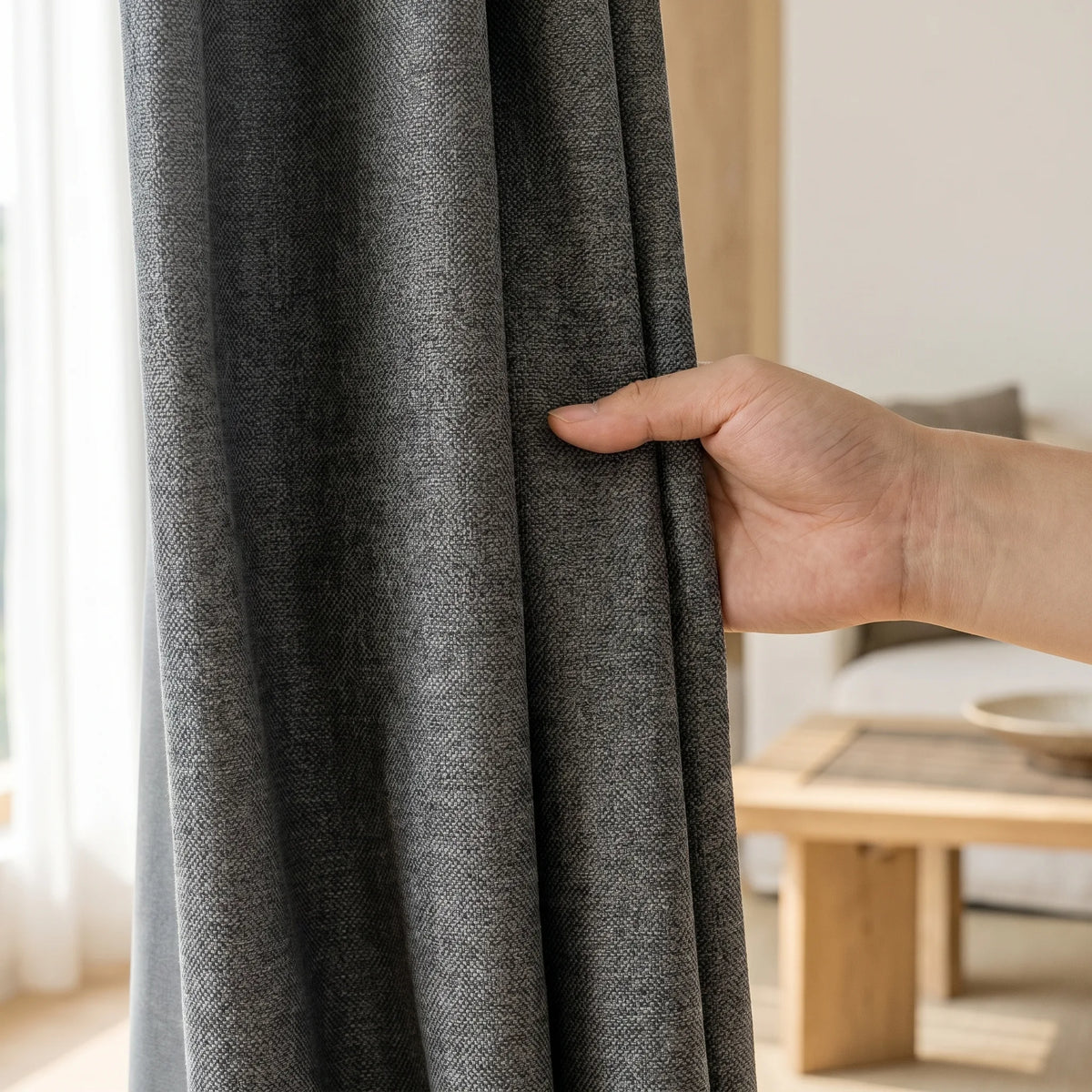 Room Darkening Curtains Grey