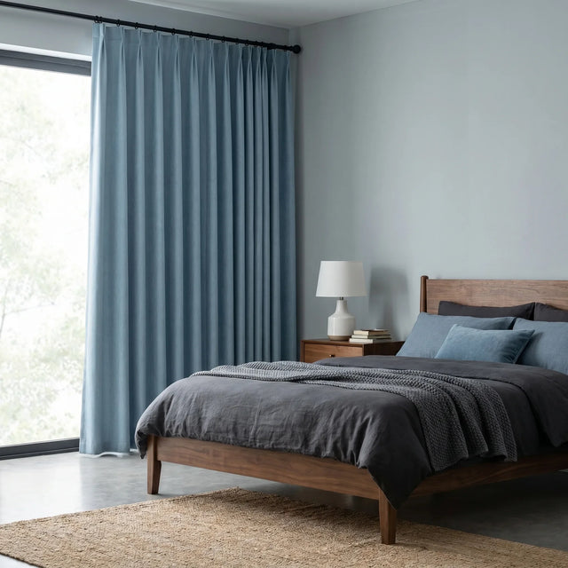 Room Darkening Curtains Pastel Blue