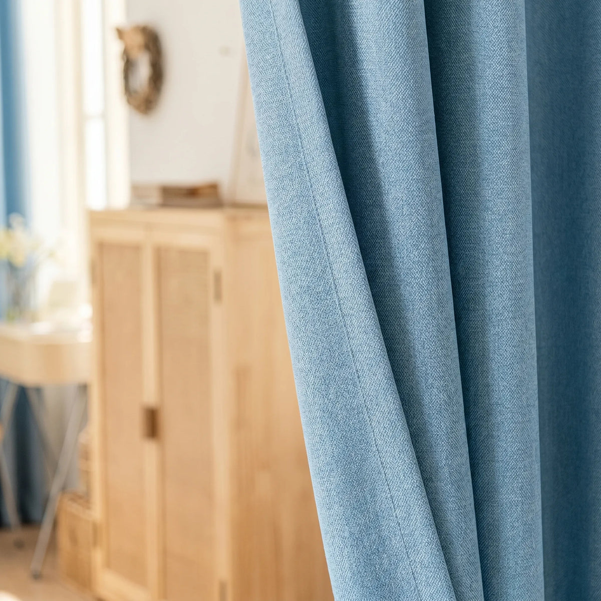 Room Darkening Curtains Sky Blue