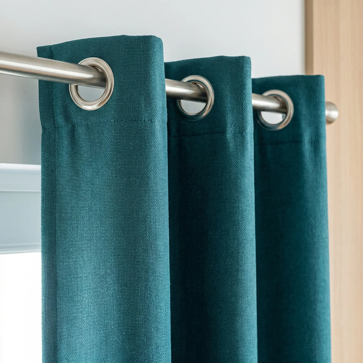 Room Darkening Curtains Teal Blue