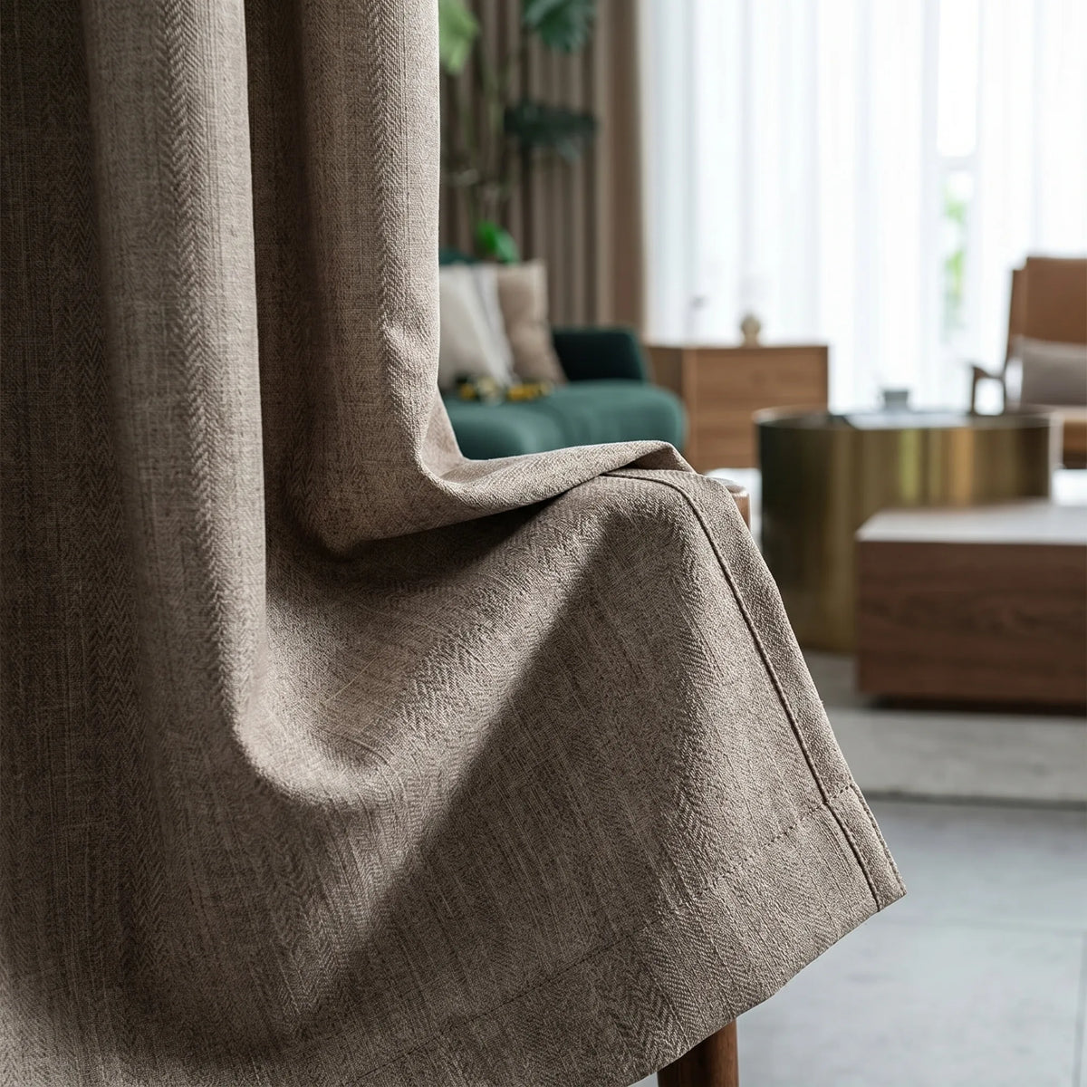 Blackout Curtains Brown
