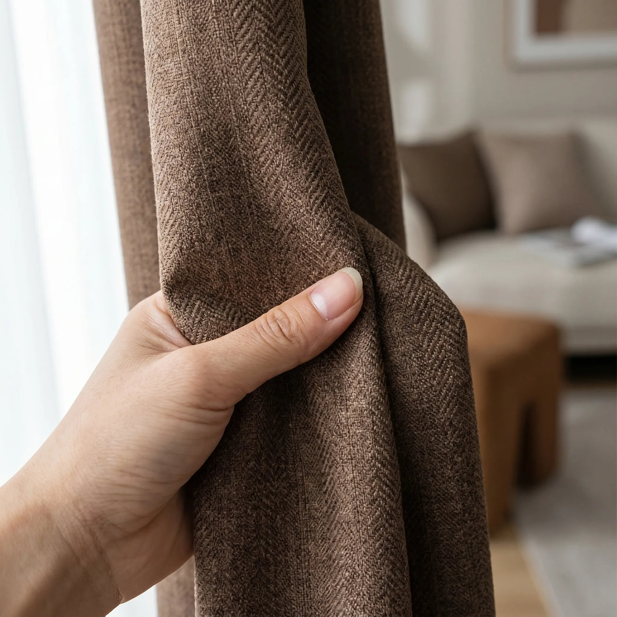 Blackout Curtains Brown