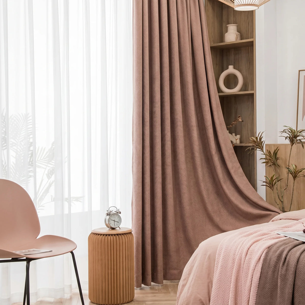 Room Darkening Curtains Dusty Rose
