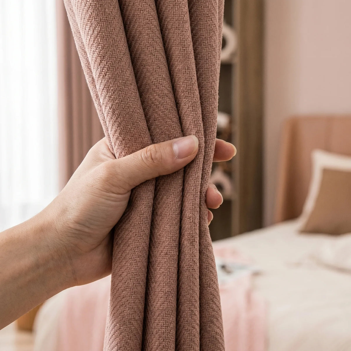 Room Darkening Curtains Dusty Rose