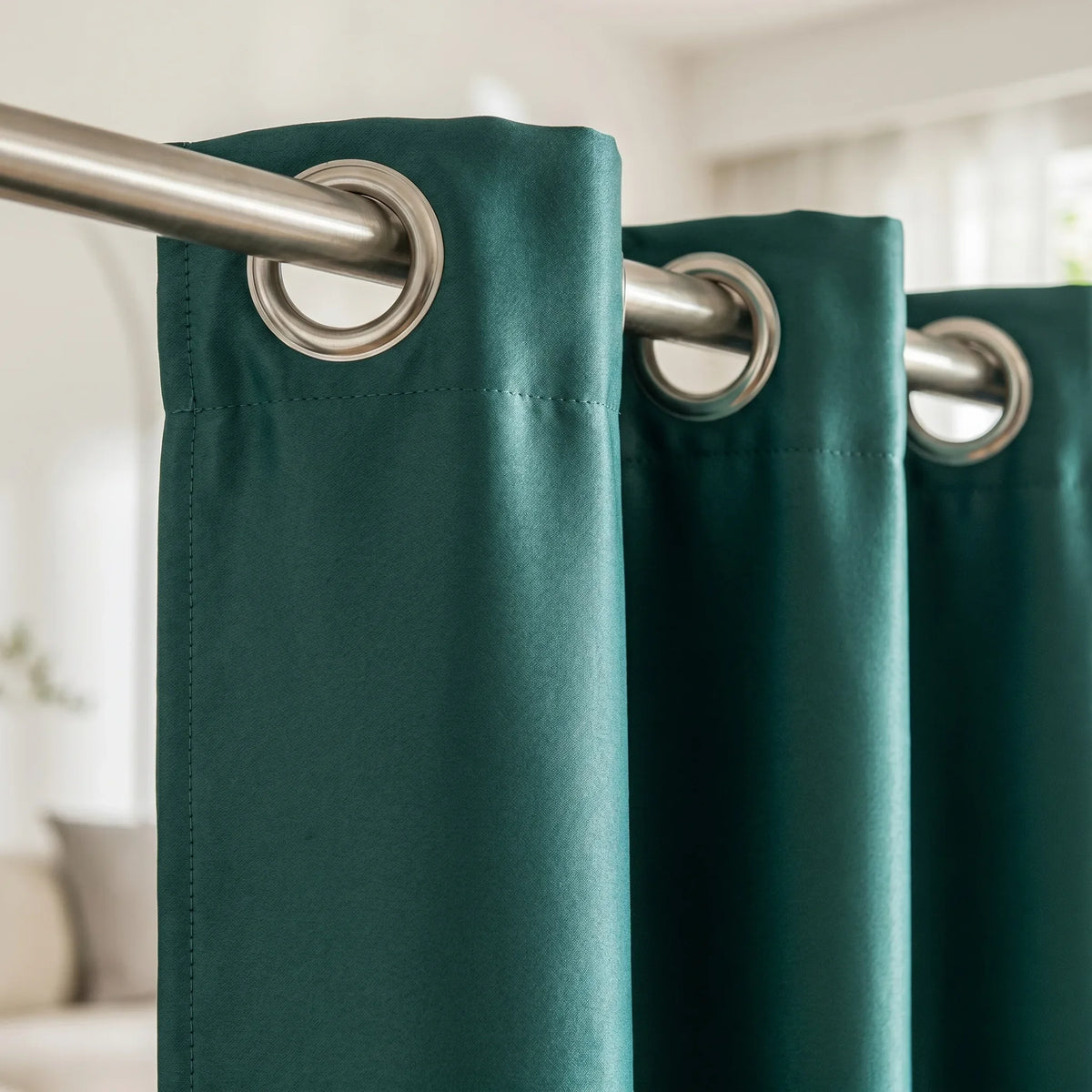 Room Darkening Curtains Teal Green