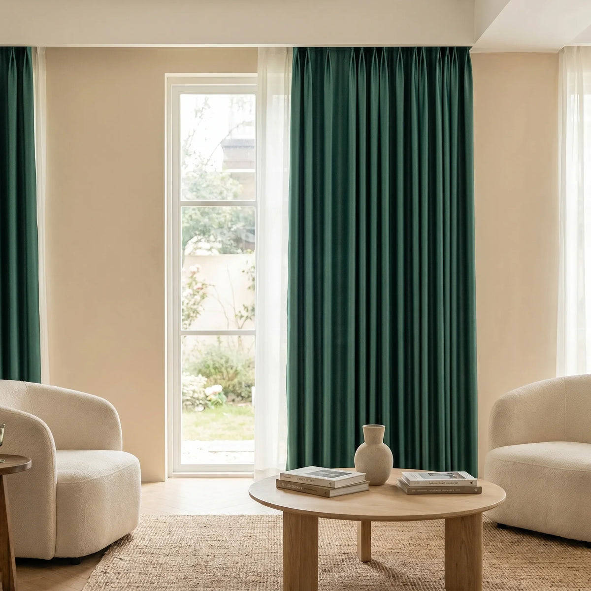 Room Darkening Curtains Teal Green