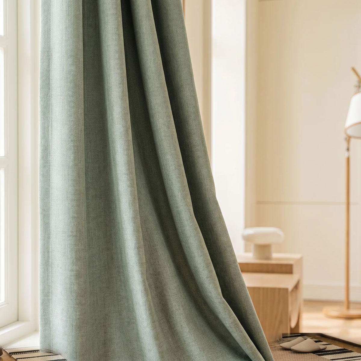 Room Darkening Curtains Sage Green