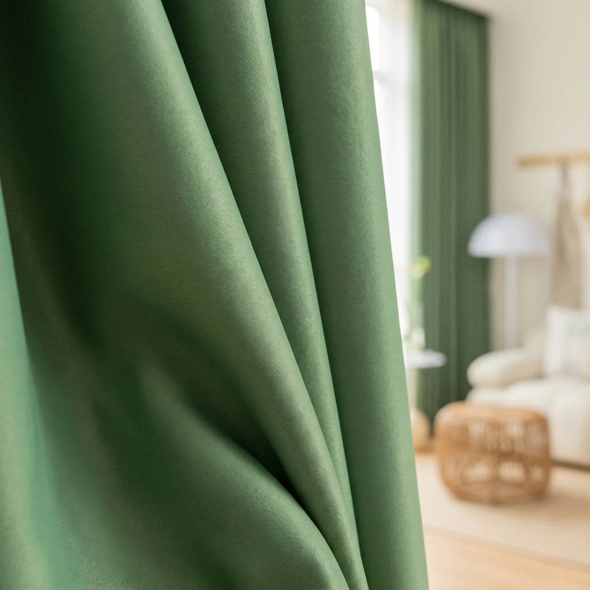 Room Darkening Curtains Green