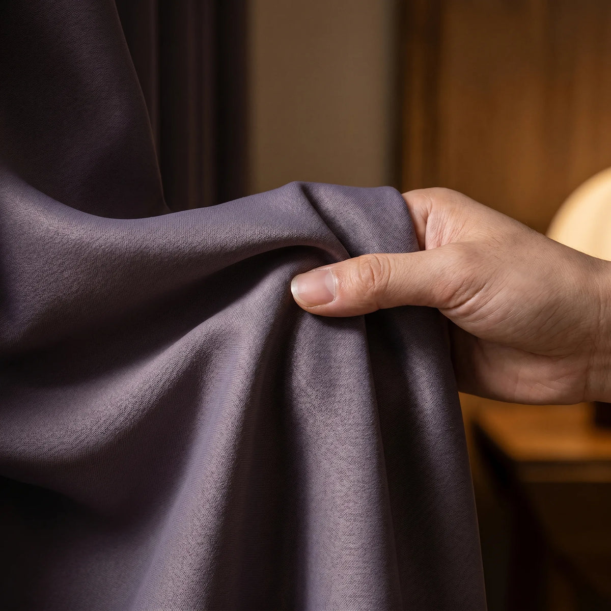 Room Darkening Curtains Purple