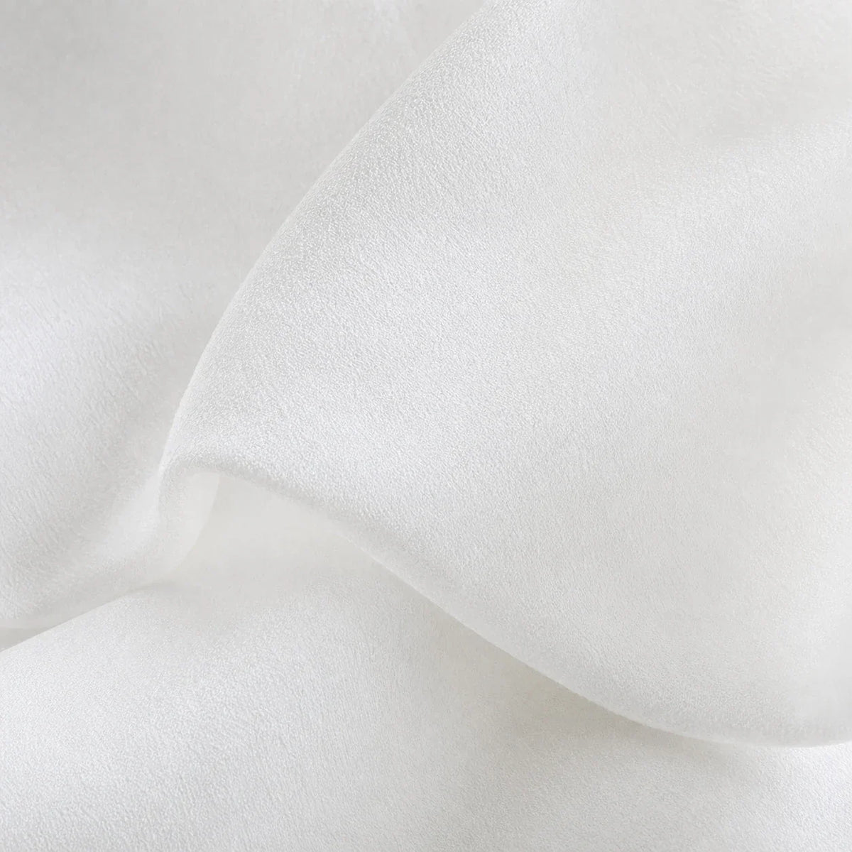 Sheer Voile Curtain White Velvet Touch