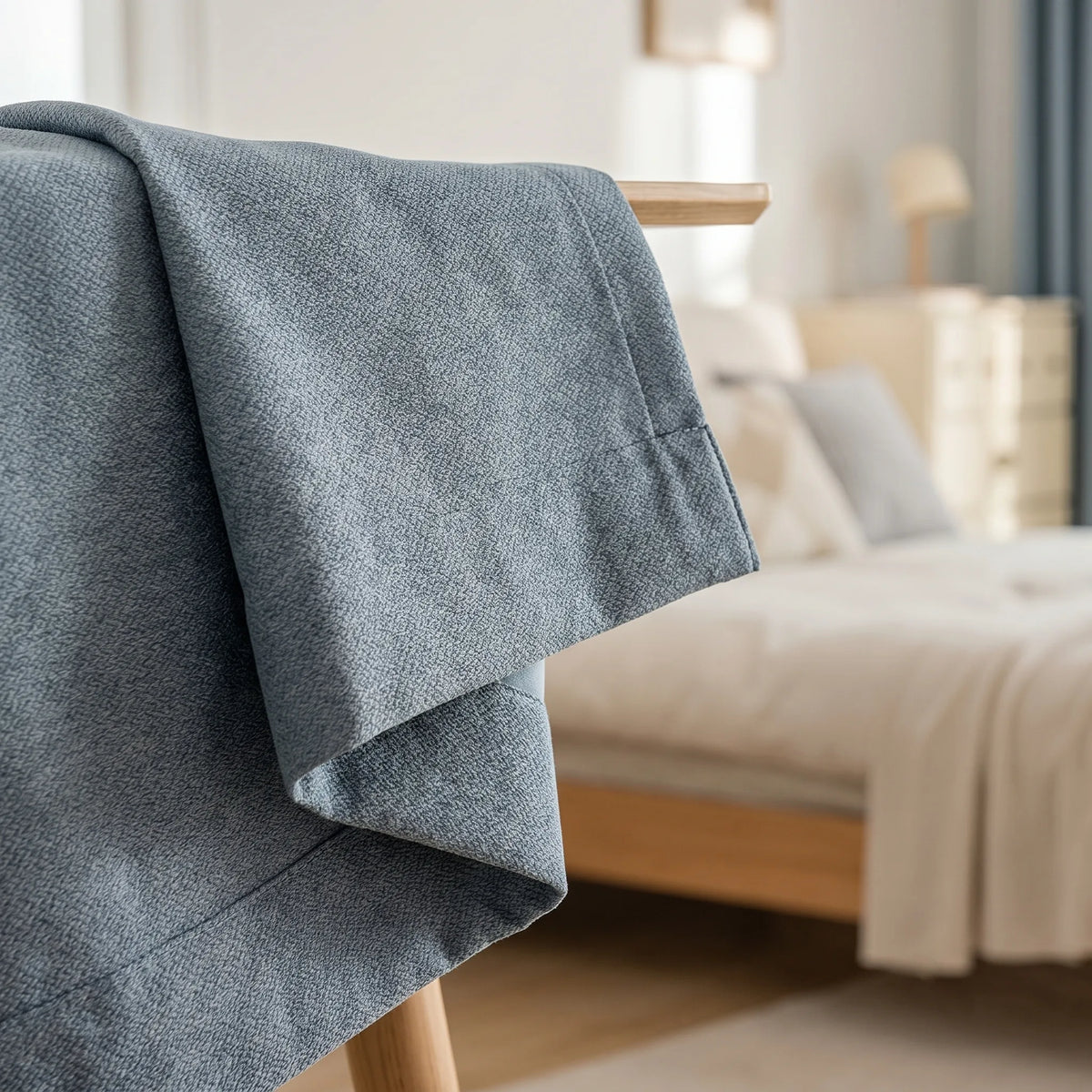 Room Darkening Curtains Blue Grey