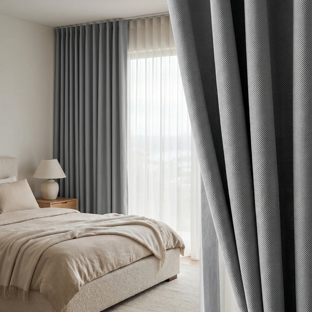 Room Darkening Curtains Grey