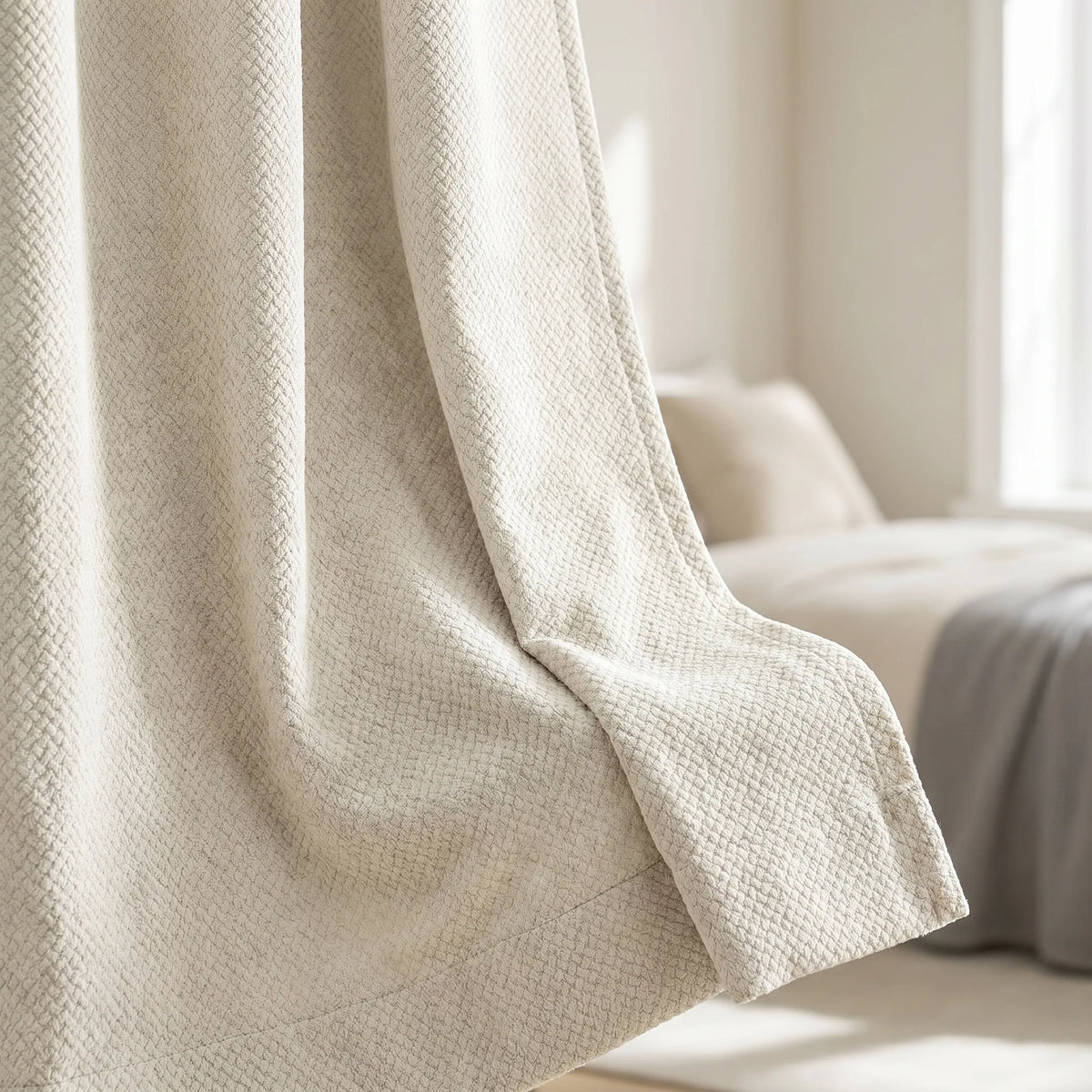 Room Darkening Curtains Ivory