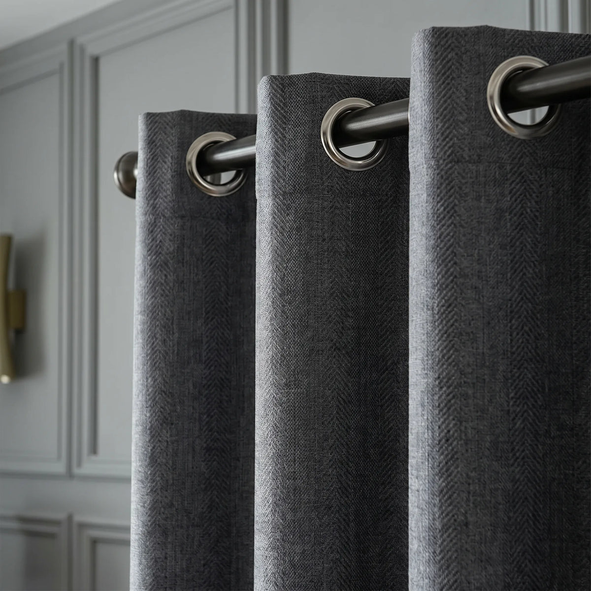 Room Darkening Curtains Light Grey