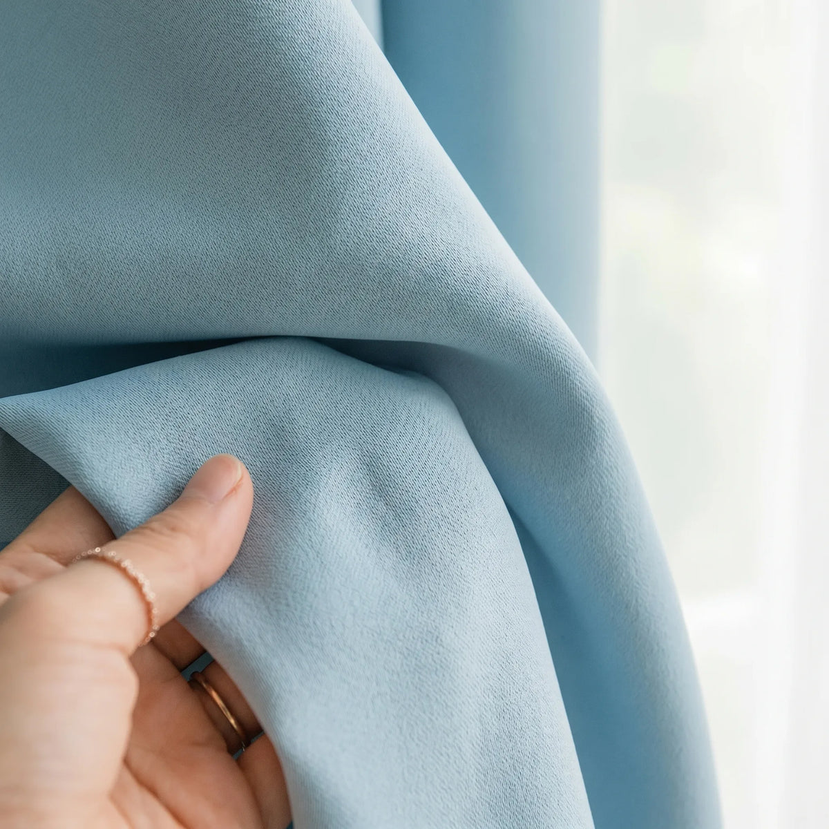 Room Darkening Curtains Sky Blue