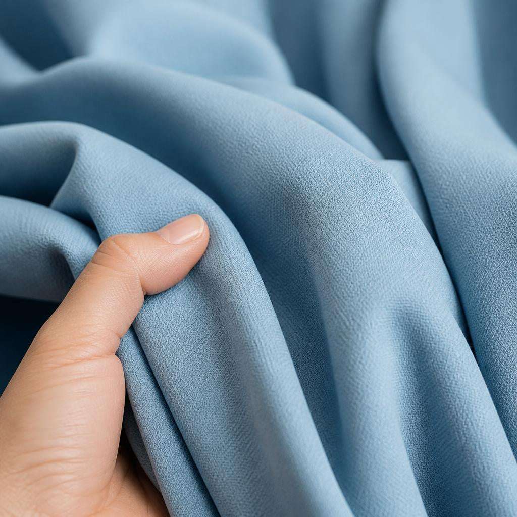 Room Darkening Curtains Sky Blue — Pale