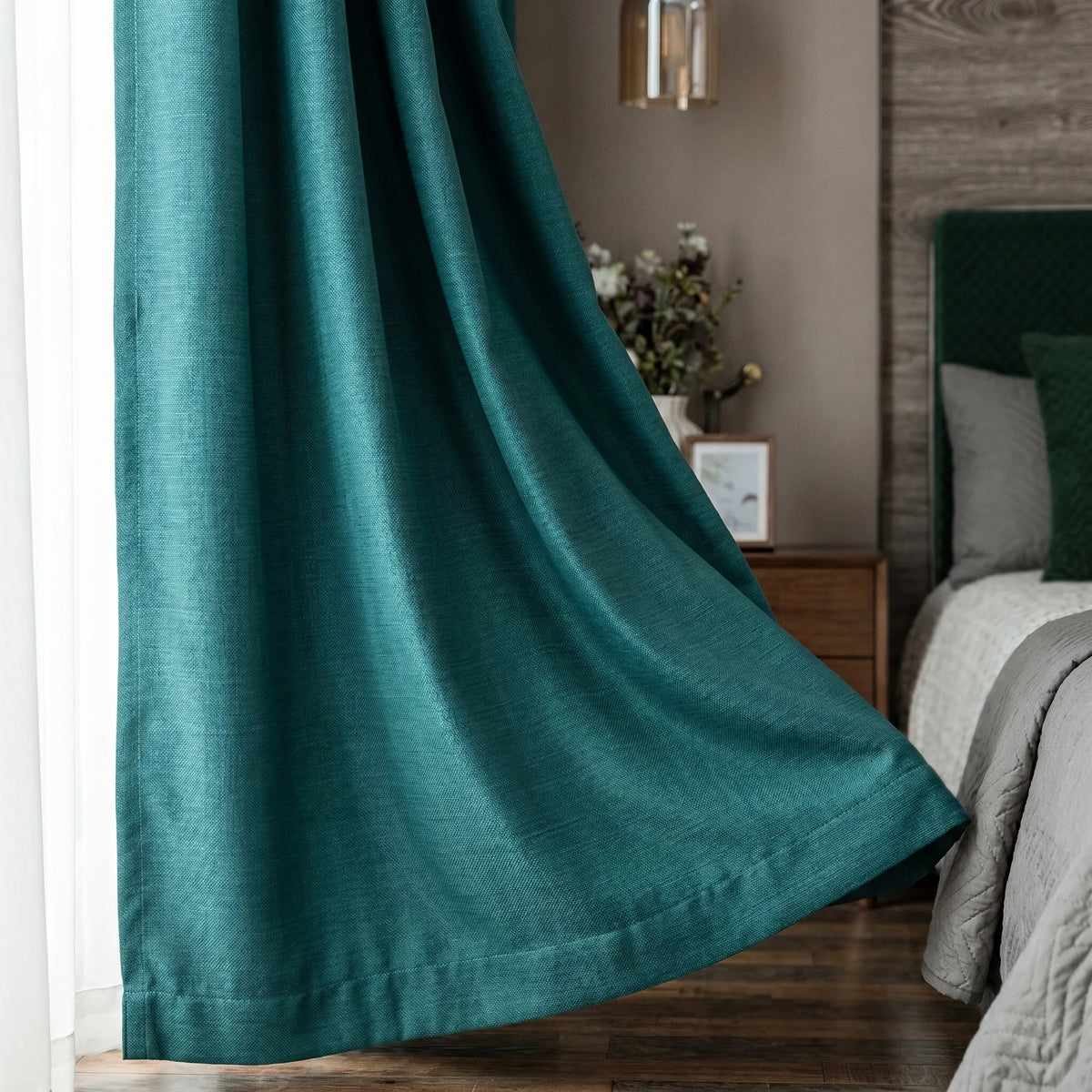 Room Darkening Curtains Teal