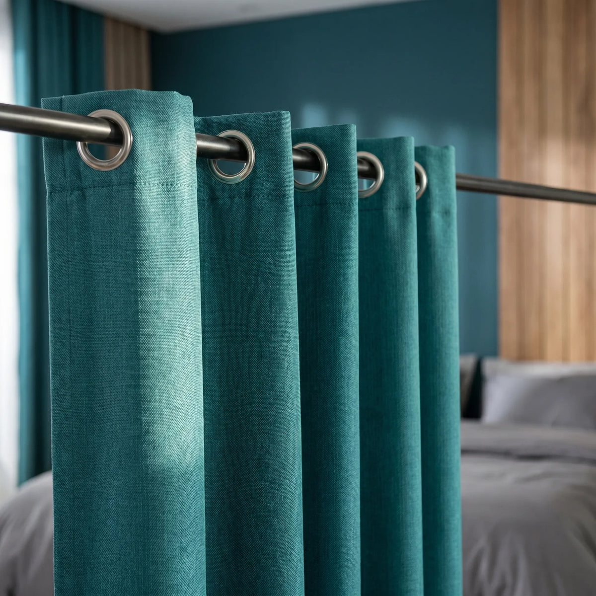 Room Darkening Curtains Teal