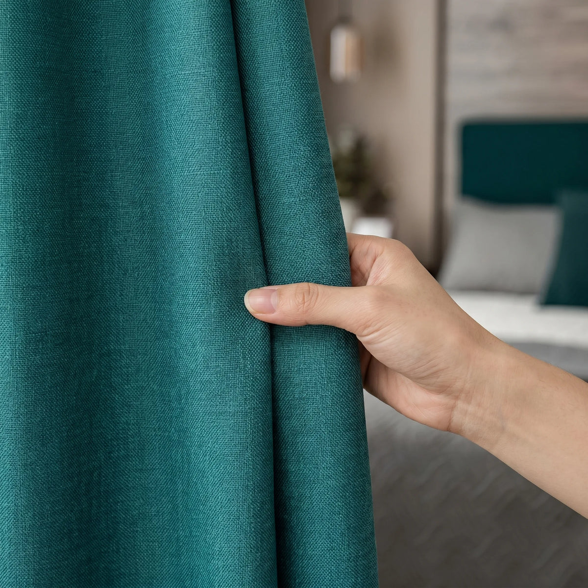 Room Darkening Curtains Teal