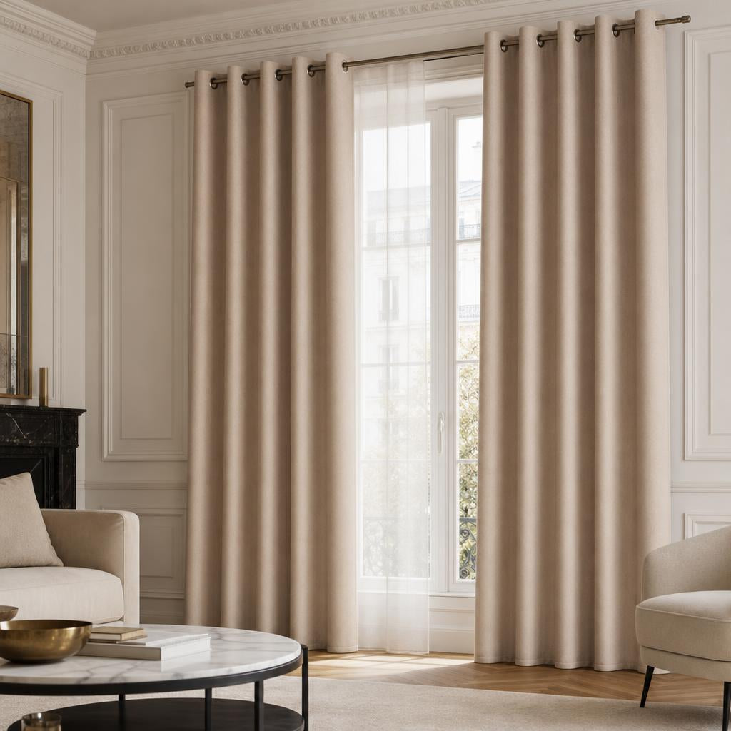 Room Darkening Curtains Taupe