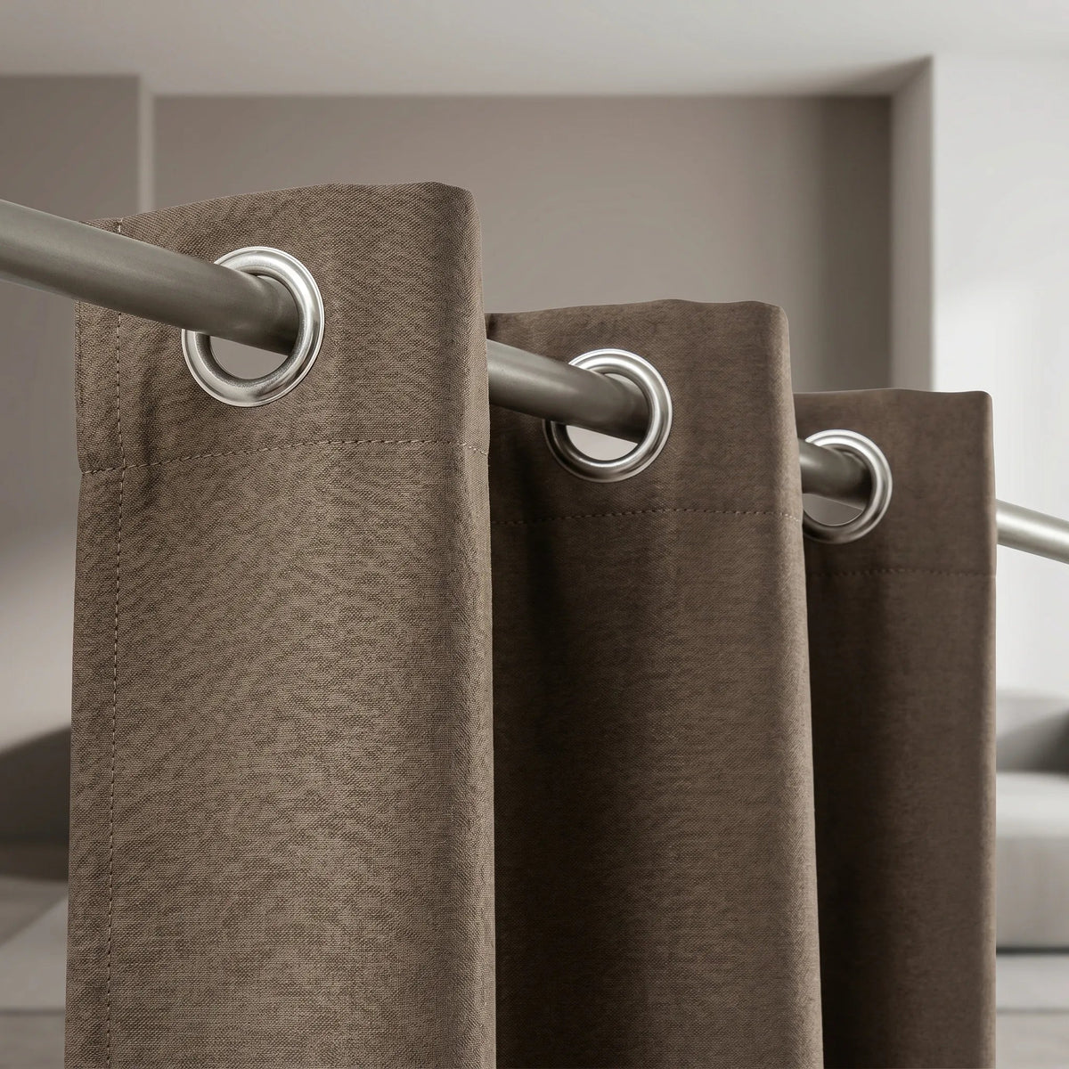 Thermal Soundproof Blackout Curtains - heading style detail | Sylvra