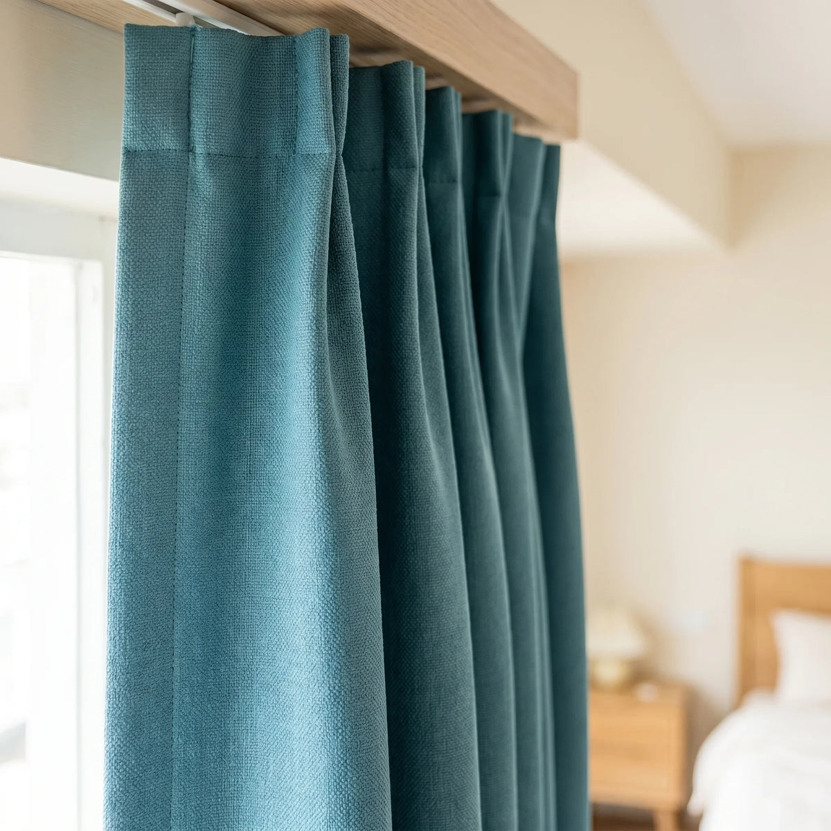 Room Darkening Curtains Peacock Blue