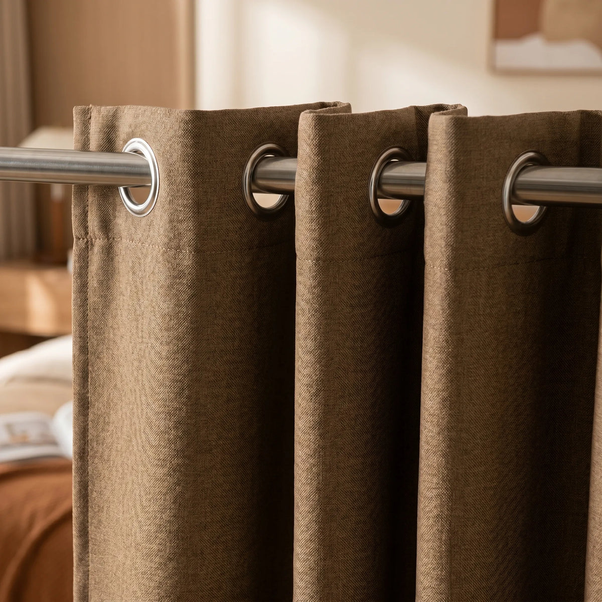 Thermal Blackout Soundproof Curtains - heading style detail | Sylvra