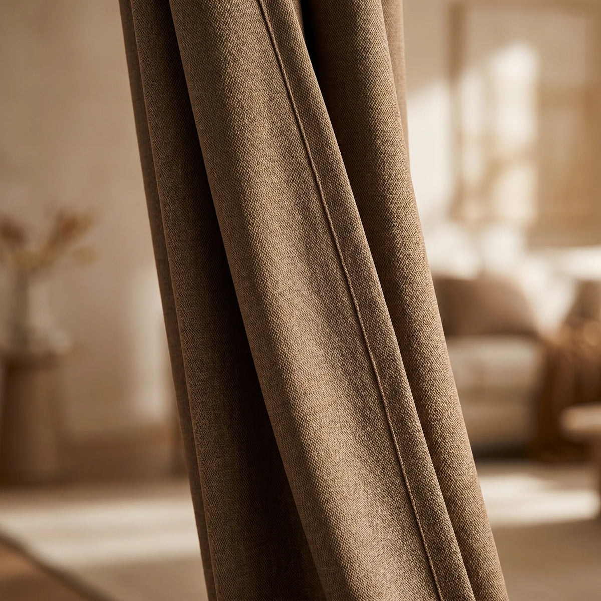 Blackout Curtains Coffee Brown
