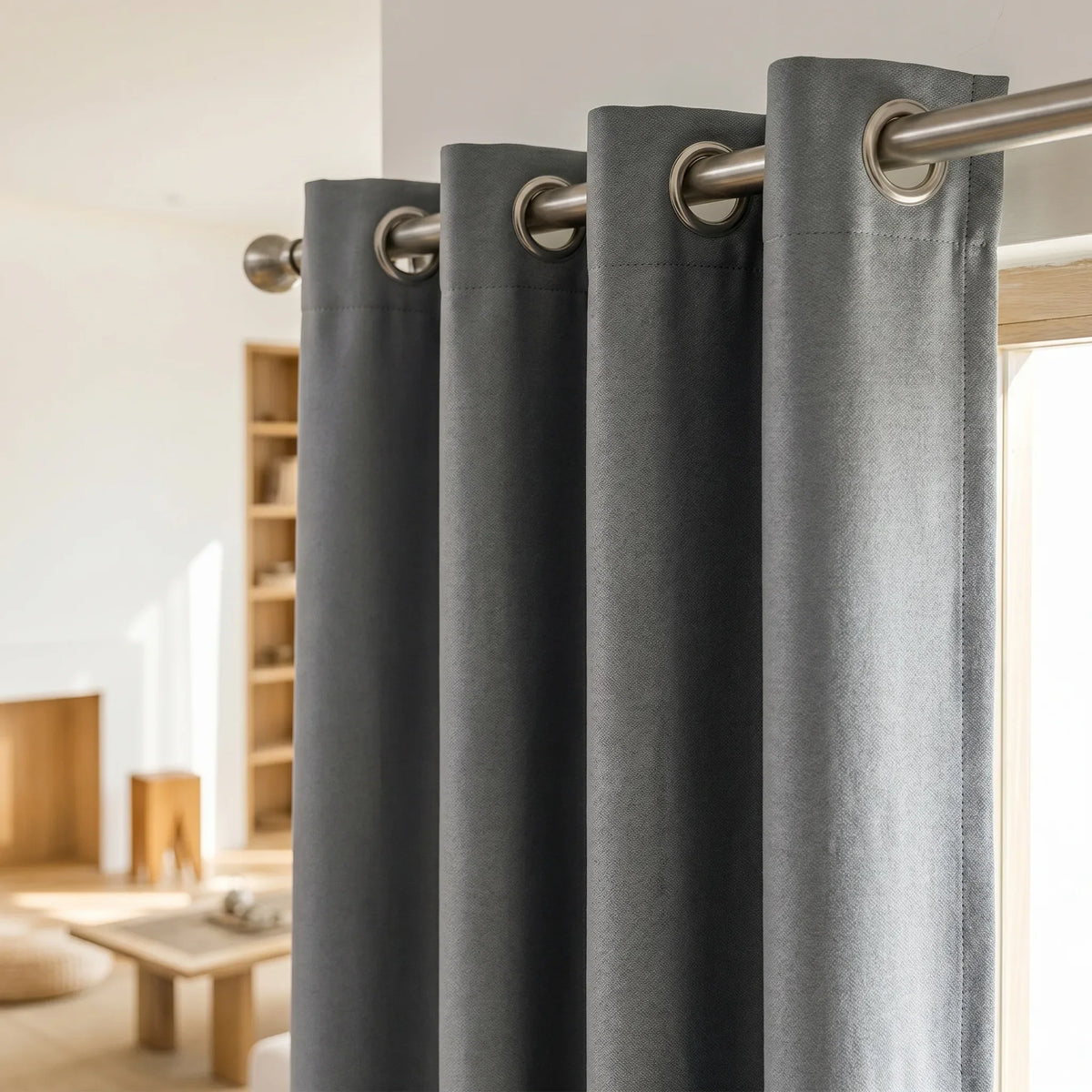 Room Darkening Curtains Grey