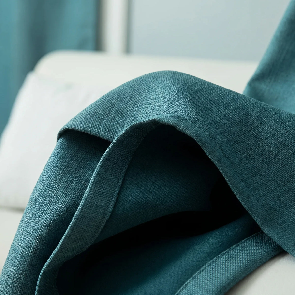 Room Darkening Curtains Peacock Blue — Standard