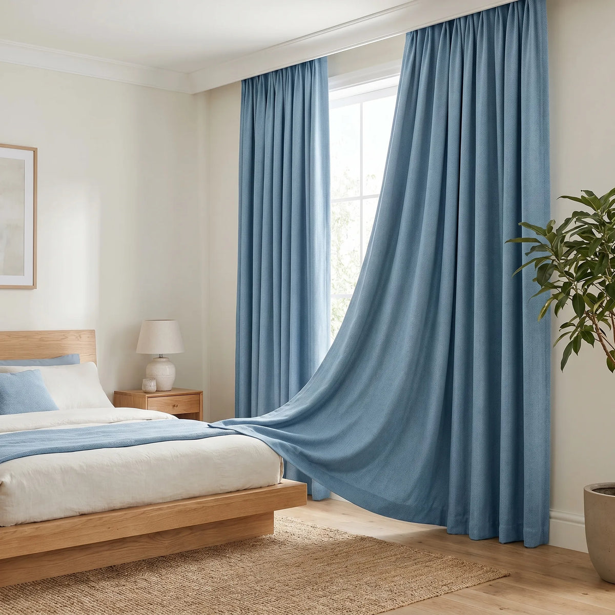 Room Darkening Curtains Sky Blue