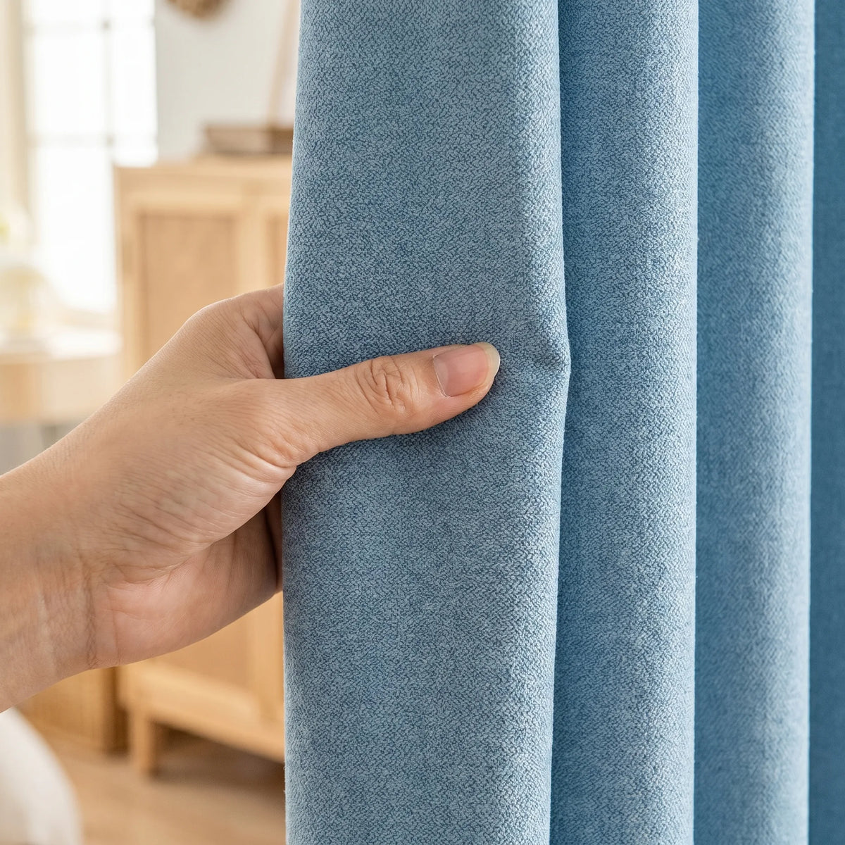 Room Darkening Curtains Sky Blue