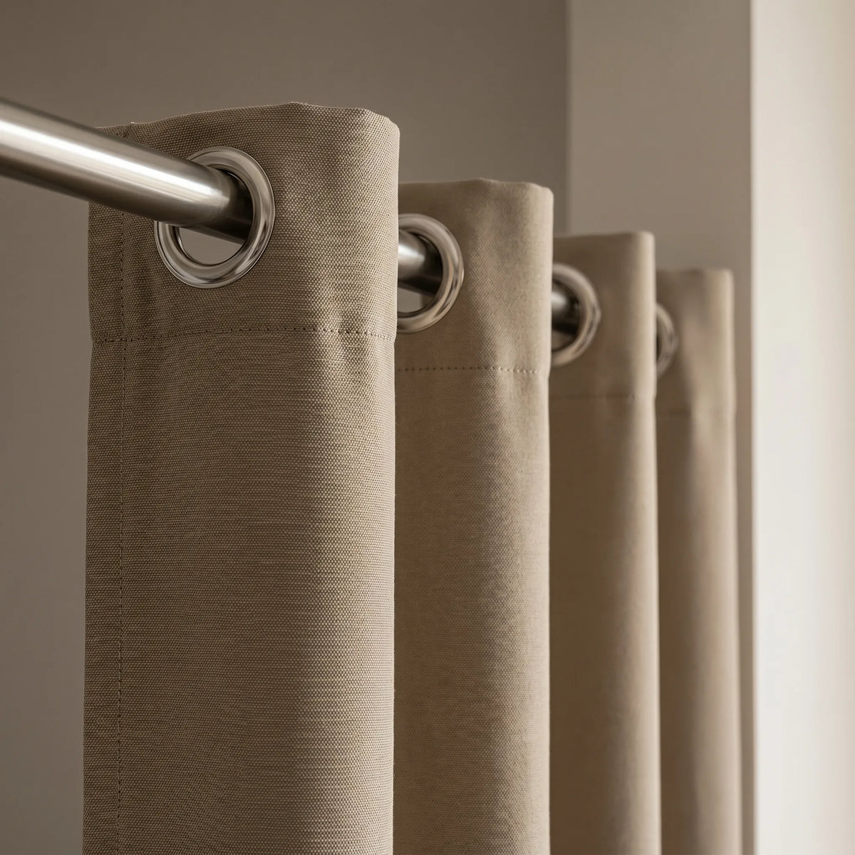 Blackout Curtains Taupe Beige — Multi-Function