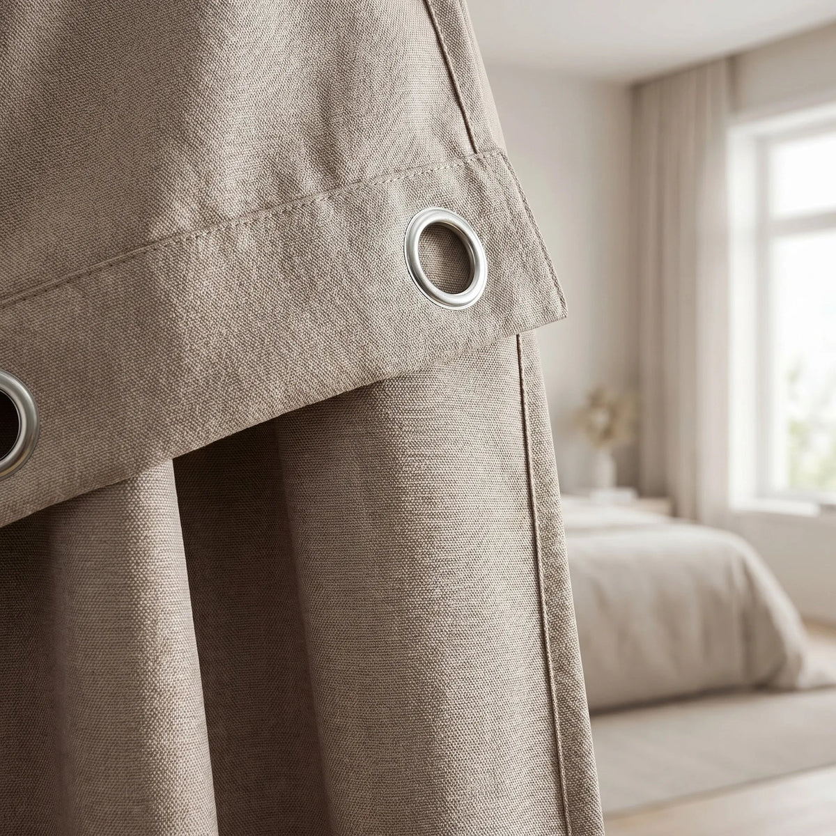 Room Darkening Curtains Taupe