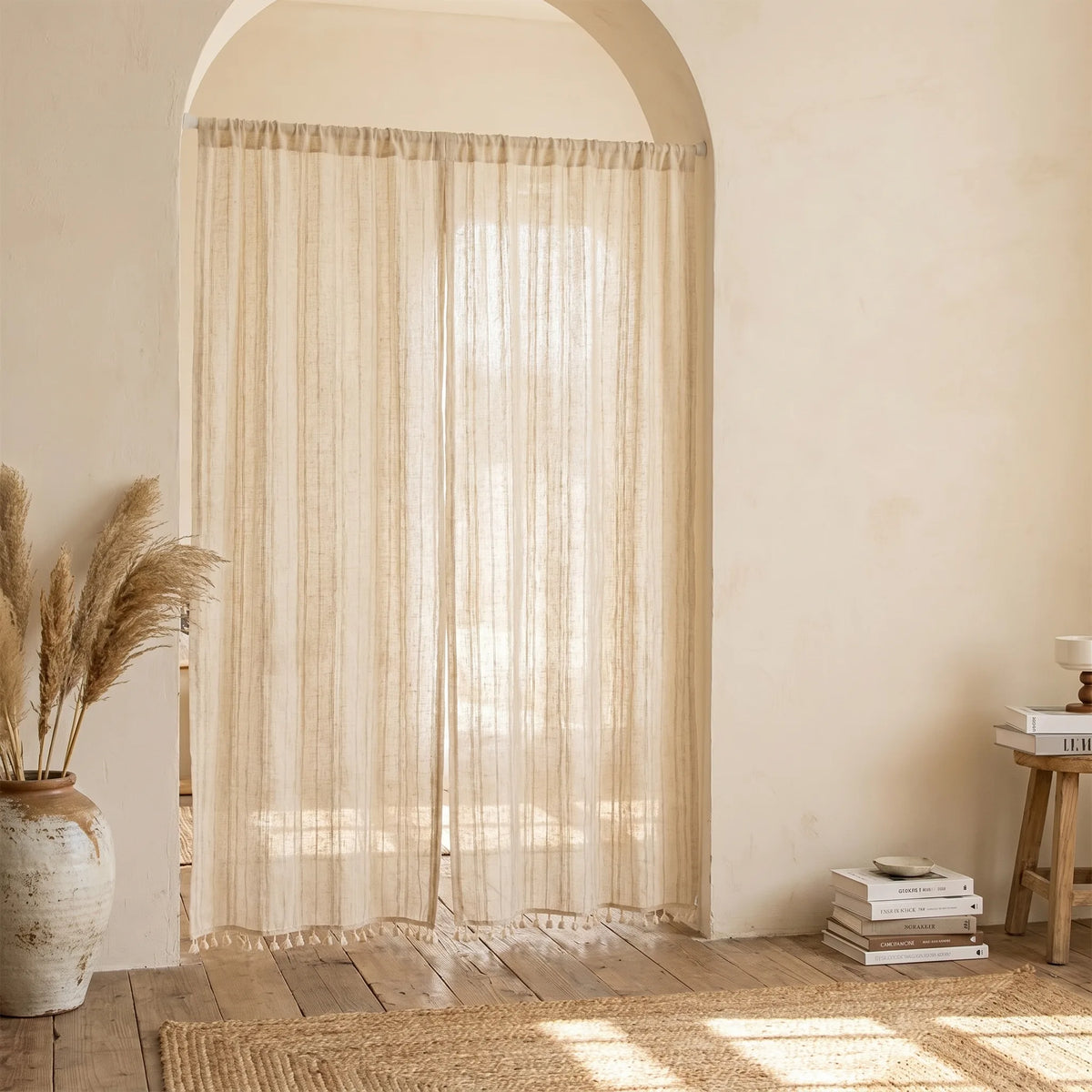Decorative Door Curtain - lifestyle photo in a UK home | Sylvra