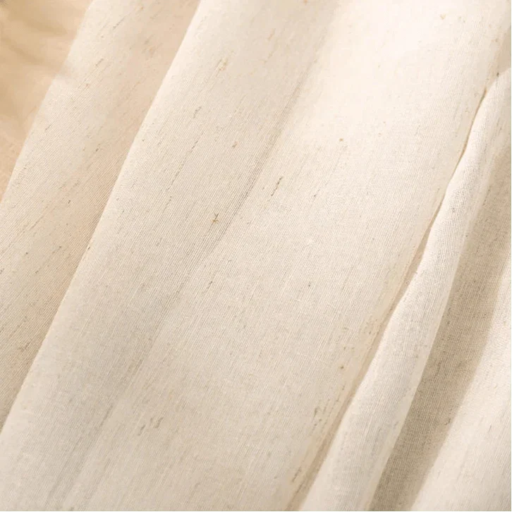 Sheer Voile Curtain - Beige
