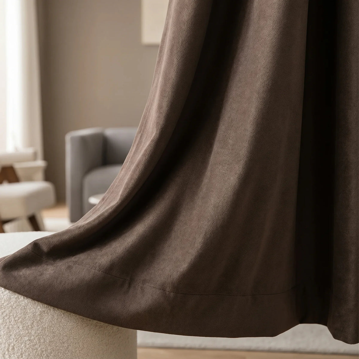 Room Darkening Curtains Chocolate Brown