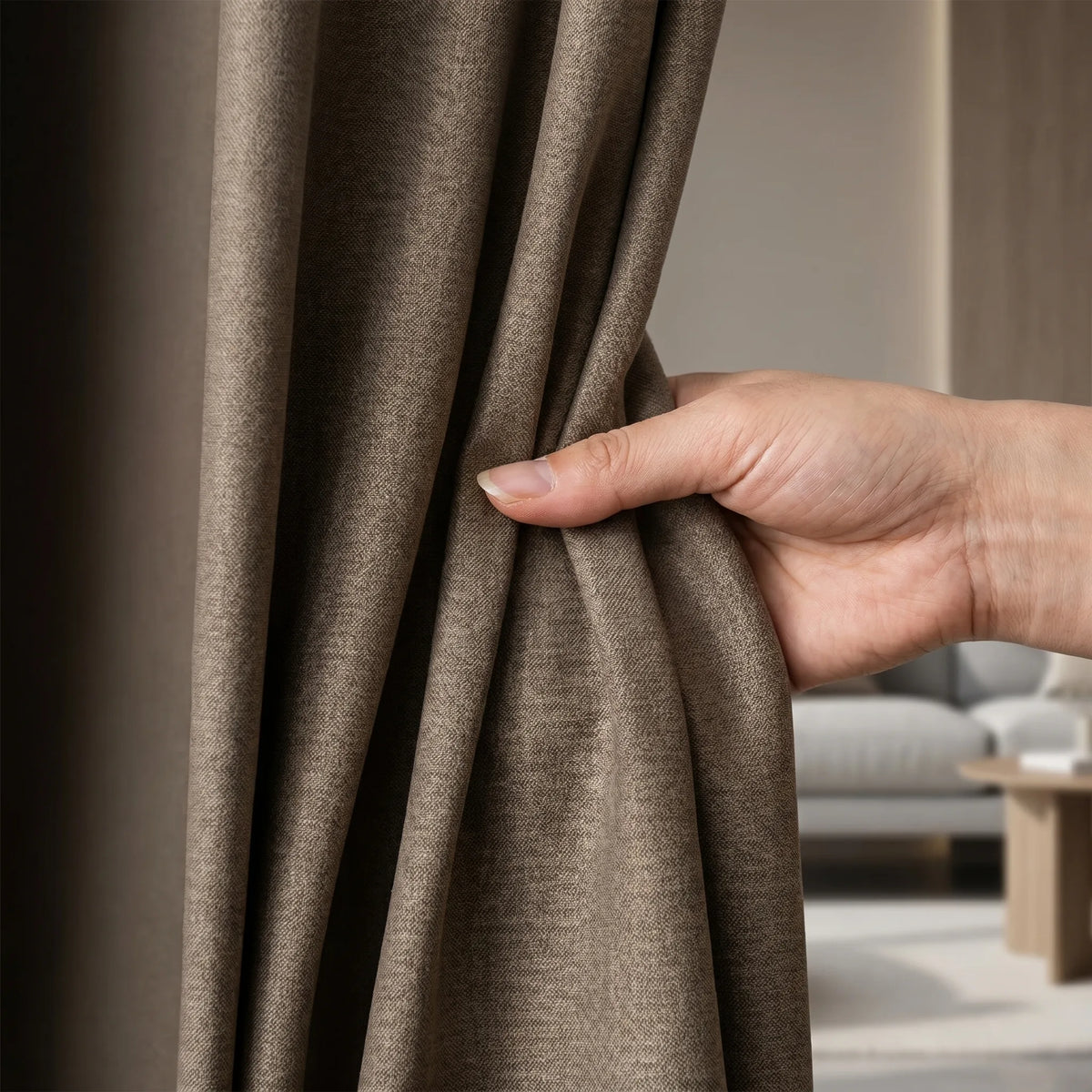 Room Darkening Curtains Chocolate Brown