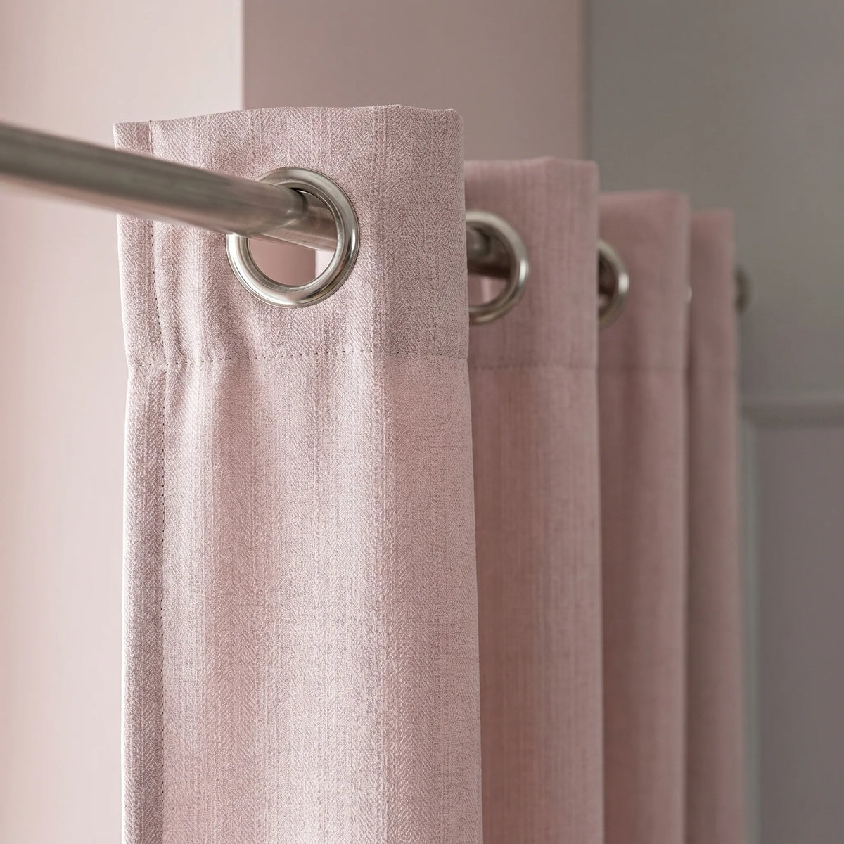 Room Darkening Curtains Powder Pink
