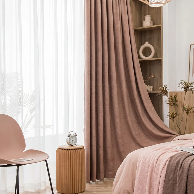 Room Darkening Curtains Dusty Rose