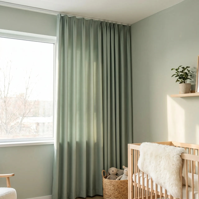 Room Darkening Curtains Aqua Green