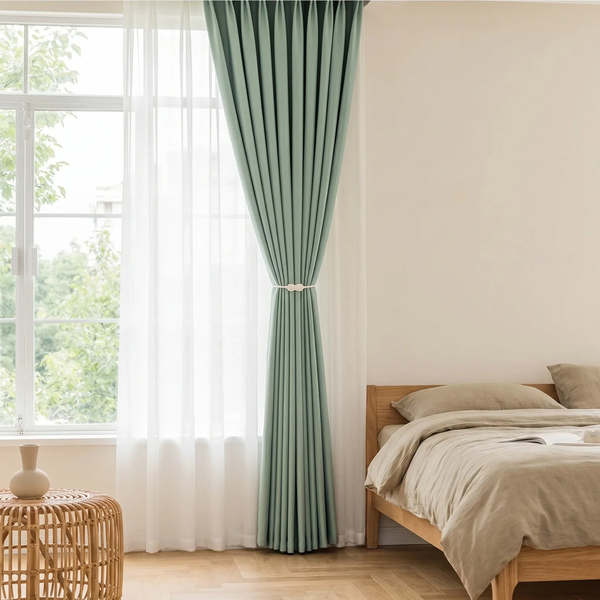Room Darkening Curtains Emerald Green
