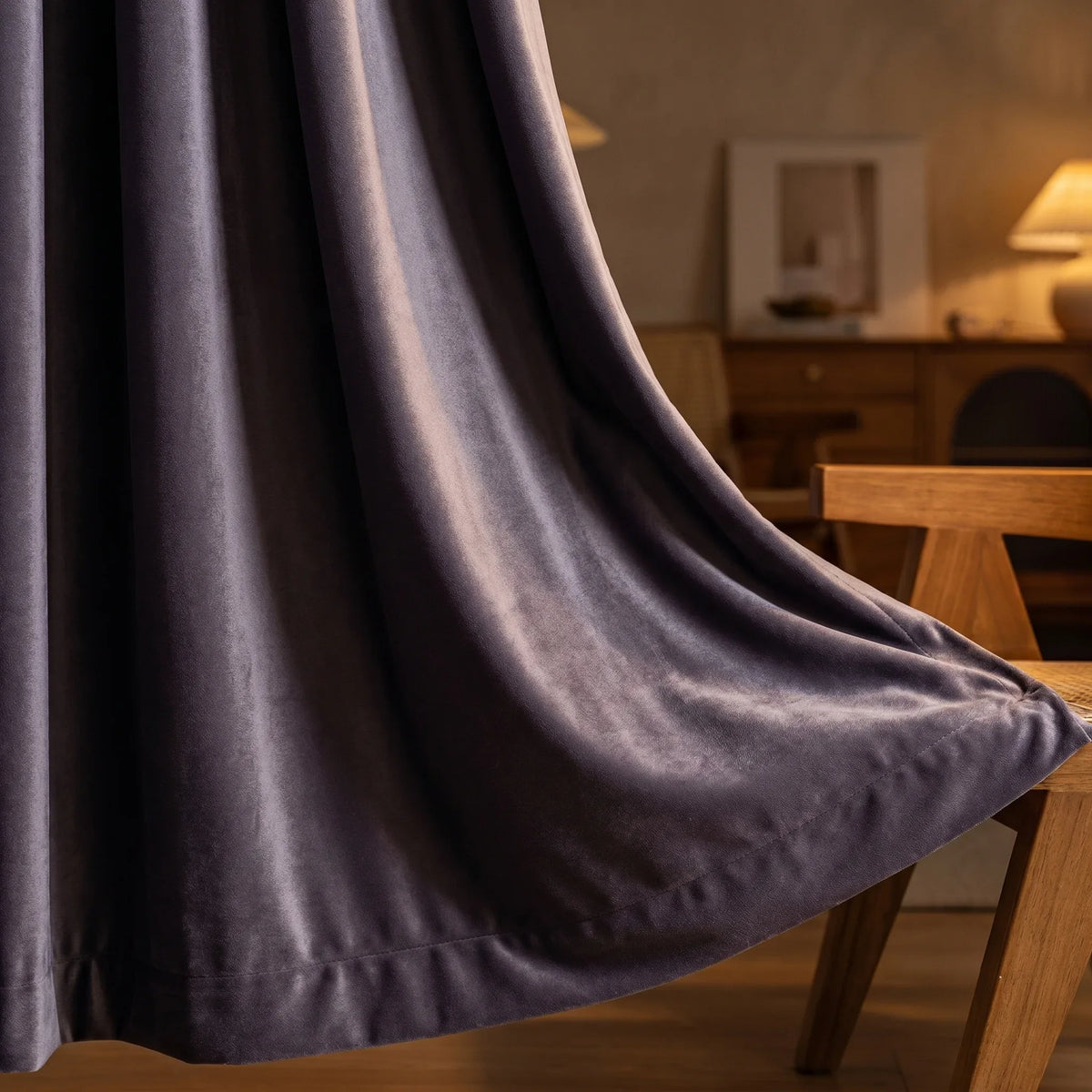 Room Darkening Curtains Purple