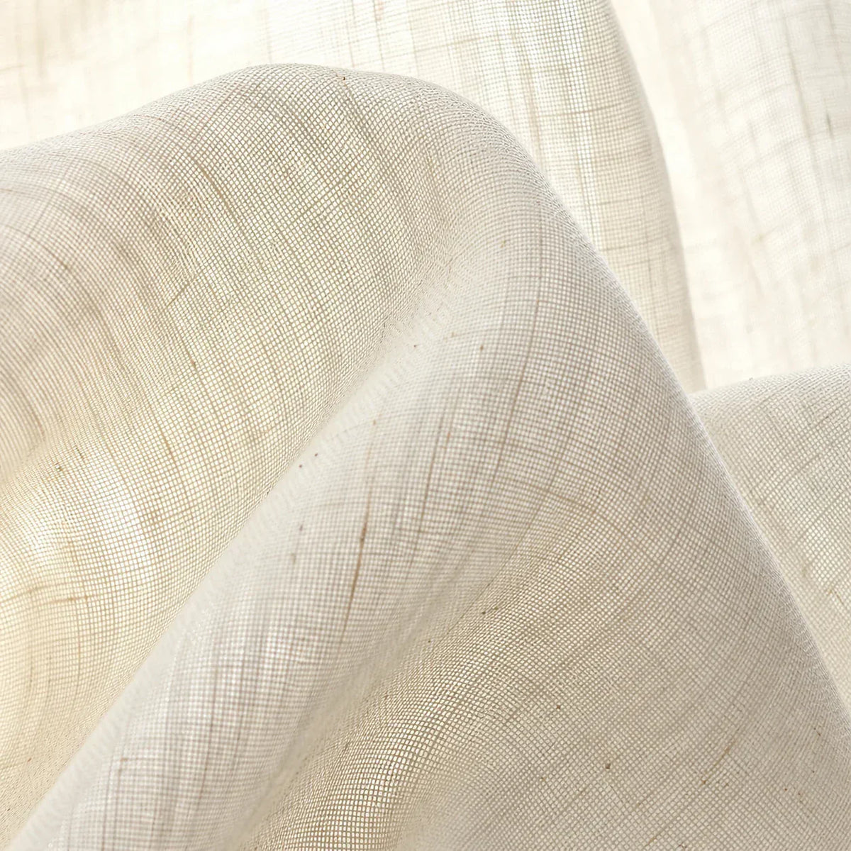 Linen Voile Curtain Ecru