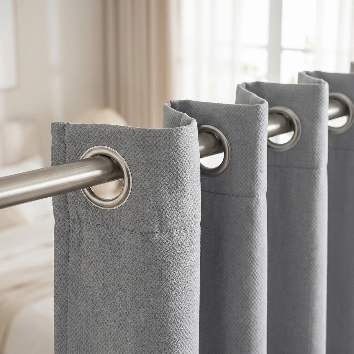 Room Darkening Curtains Grey