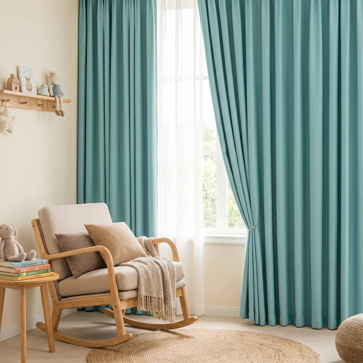 Room Darkening Curtains Tiffany Blue