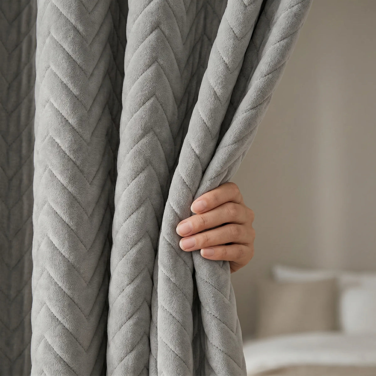 Soundproof Curtains Grey 30dB