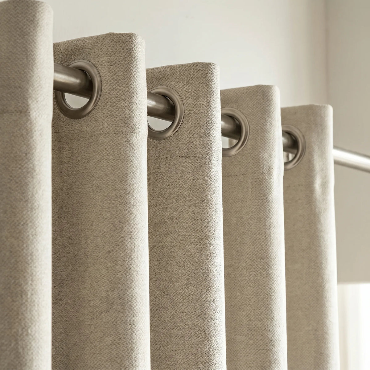 Room Darkening Curtains Cream